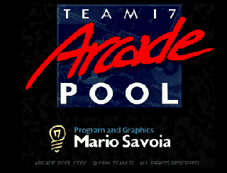 Screenshot Thumbnail / Media File 1 for Arcade Pool (1994)(Team 17)(M4)[!][CDR00281]
